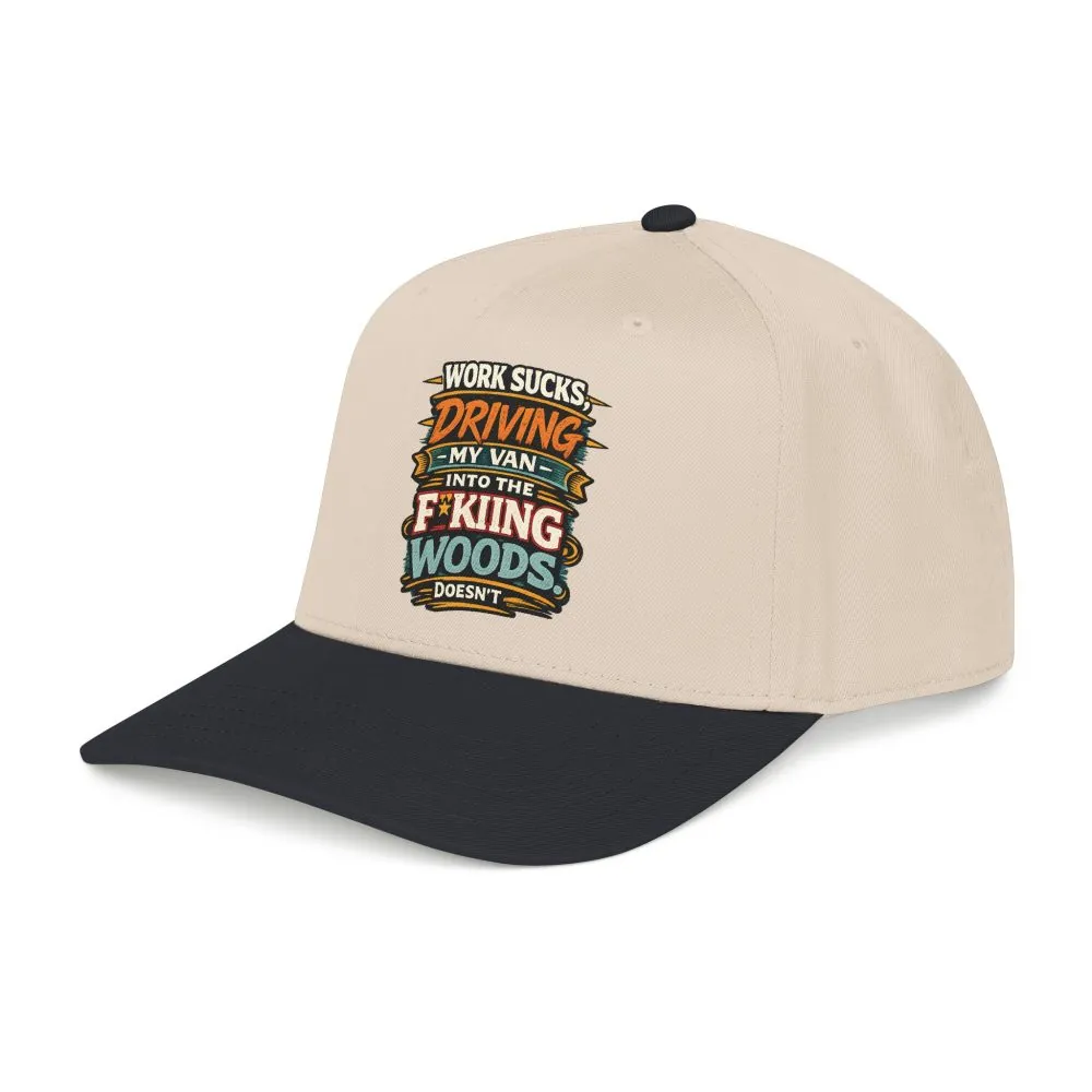 Baseball Cap - "Work Sucks" Design F**K-Line