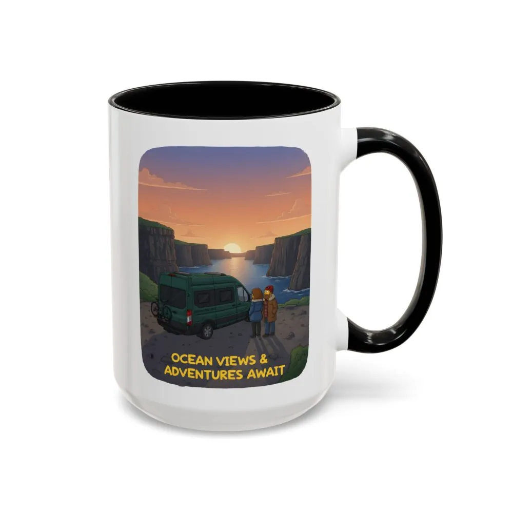 14070733060826058865_2048.jpeg Accent Coffee Mug (11, 15oz) — "Ocean Views-Adventures Awaits" Design Sitcom-Line