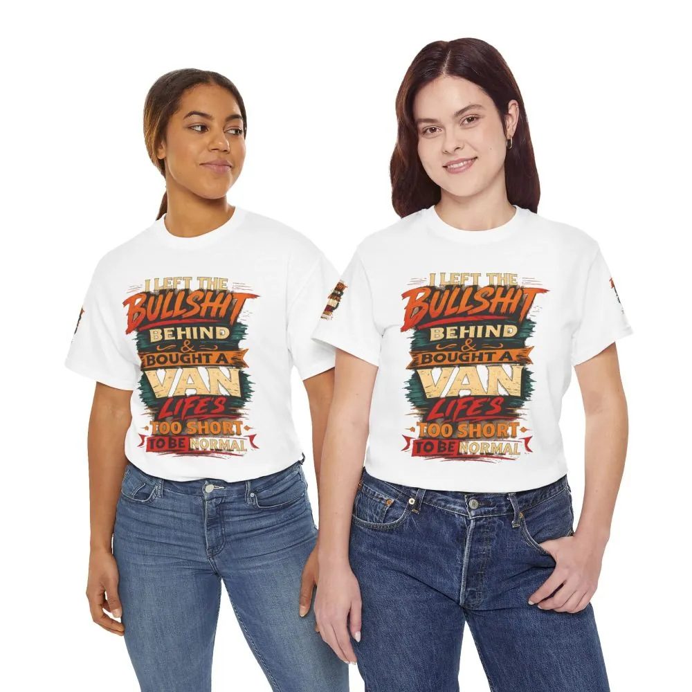 14070856725912692603_2048.jpeg Unisex Heavy Cotton Tee — "I Left The Bullshit" Design F**K-Line