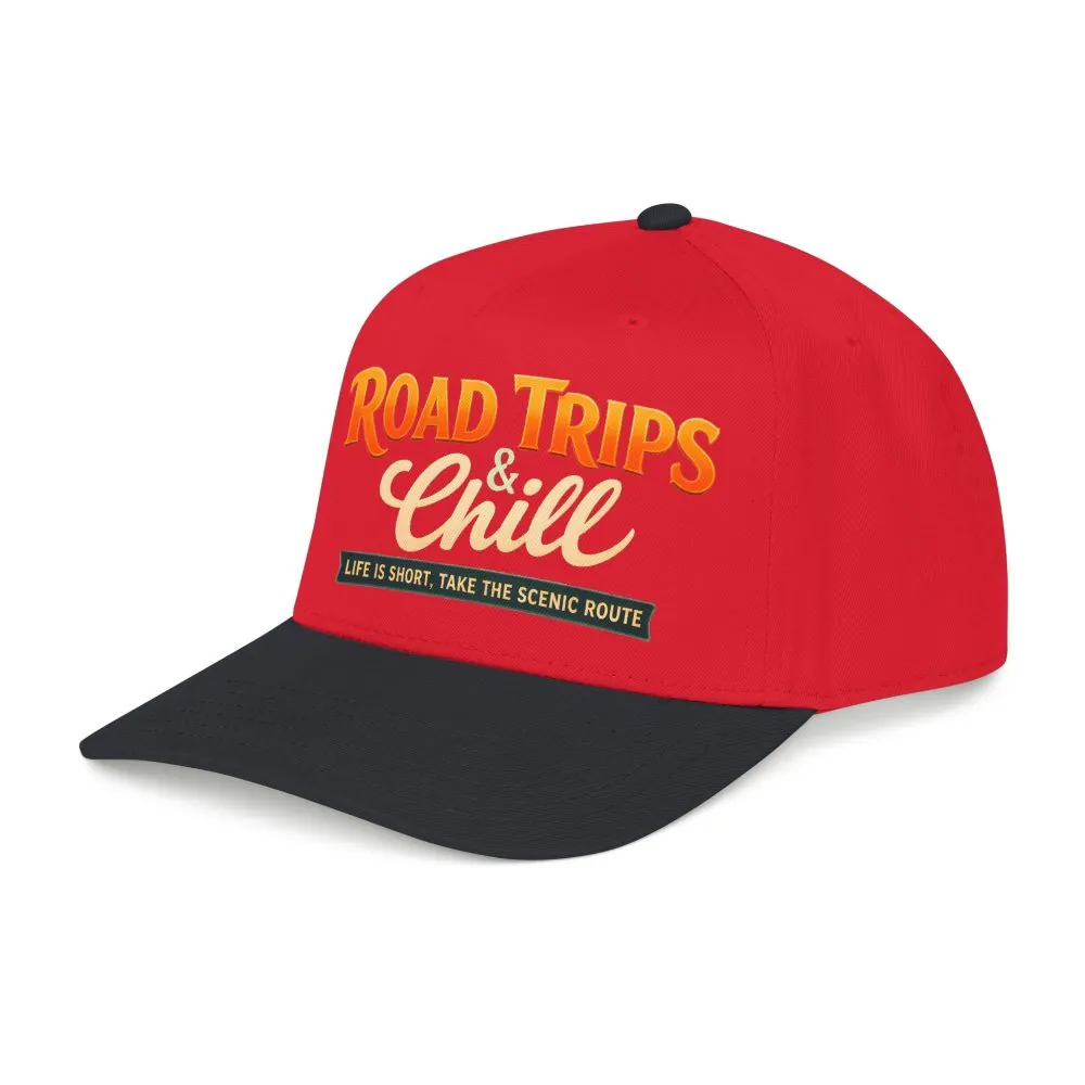 14091817243151068390_2048.jpeg Baseball Cap - "Road Trips And Chill" Design Scenic-Line