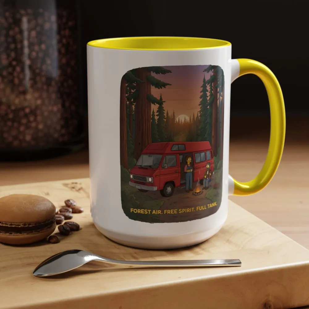 1411142290045399607_2048.jpeg Accent Coffee Mug (11, 15oz) — "Forest Air Free Spirit Full Tank" Design Sitcom-Line