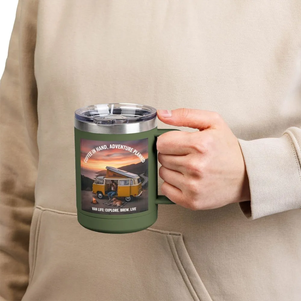 14141421685019359908_2048.jpeg Coffee Mug Tumbler, 15oz — "Coffee in Hand, Adventure Planned"