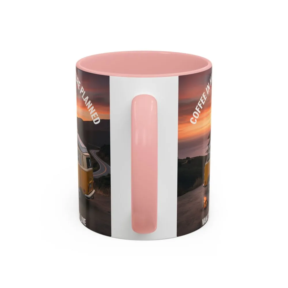 14155717185537926251_2048.jpeg Accent Coffee Mug (11, 15oz) - "Coffee in Hand, Adventure Planned"
