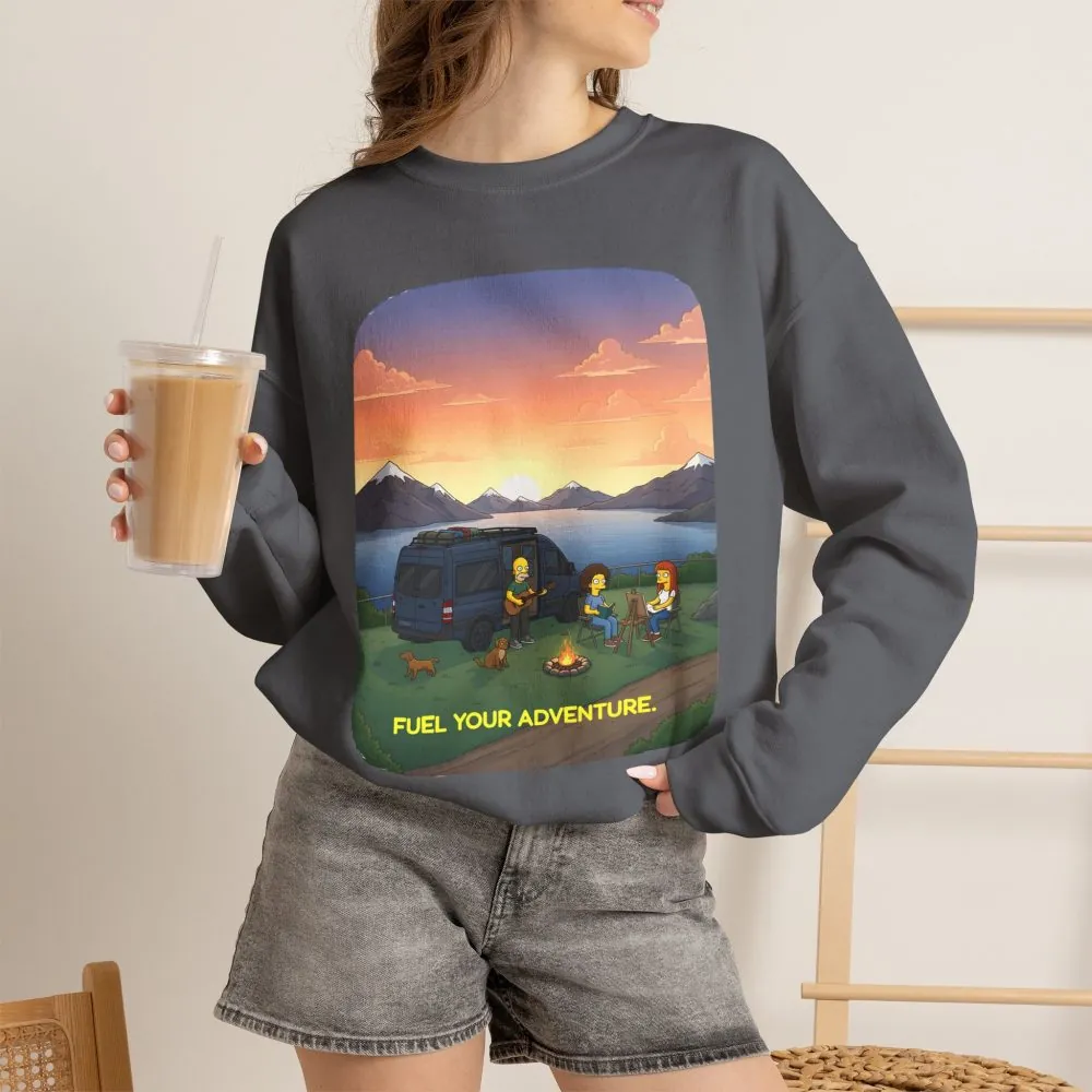 14171368925292229591_2048.jpeg Unisex Heavy Blend™ Crewneck Sweatshirt — "Fuel Your Adventure" Design Sitcom-Line
