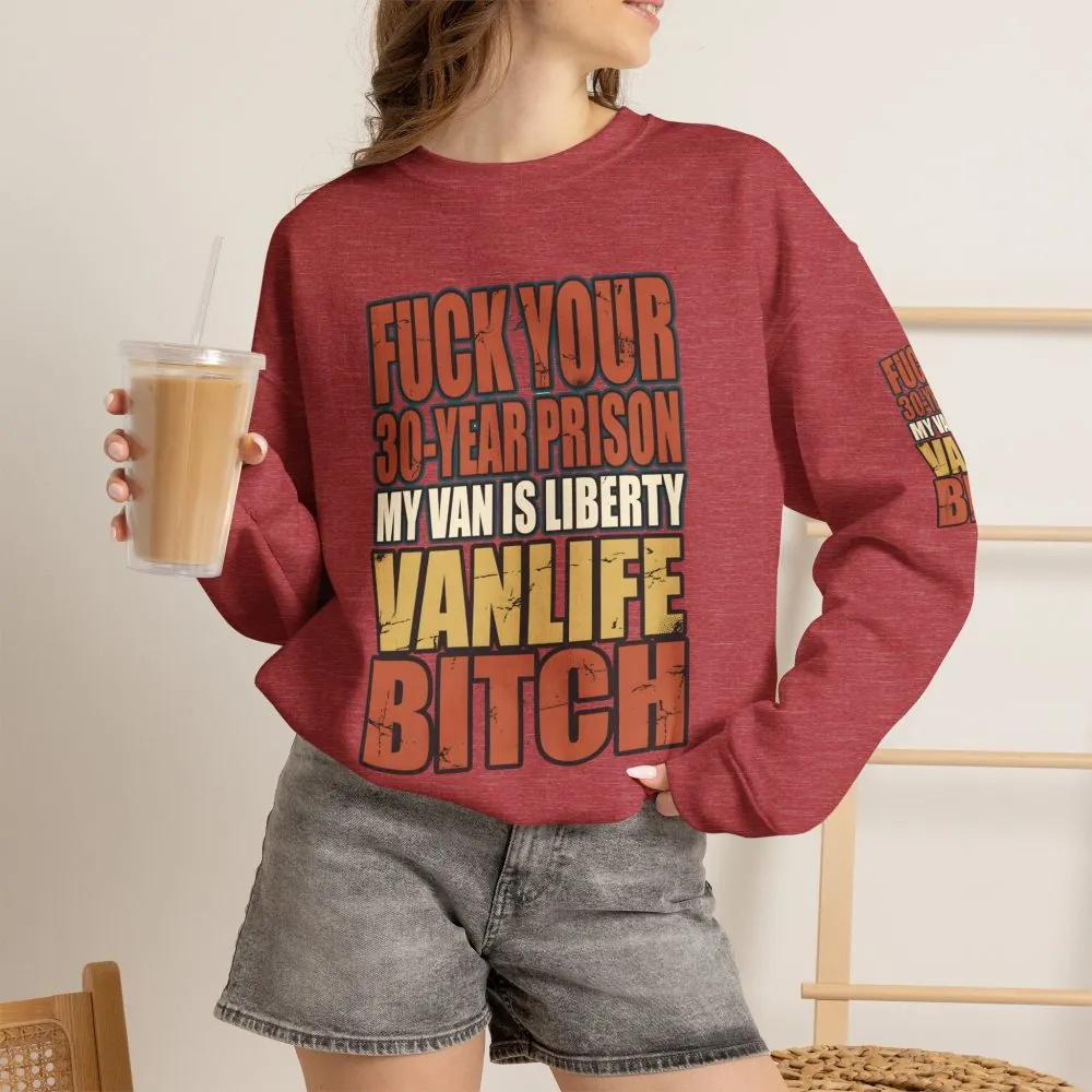 14179382129733904065_2048.jpeg Unisex Heavy Blend™ Crewneck Sweatshirt — "Fuck Your 30 Year" Design F**K-Line