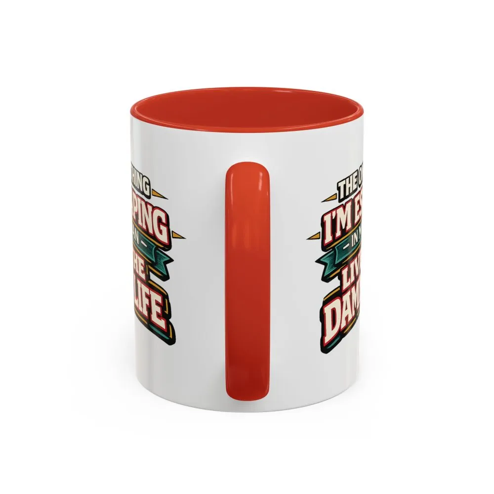 14207595831590019591_2048.jpeg Accent Coffee Mug (11, 15oz) — "The Only Thing I´m Escaping" Design F**K-Line