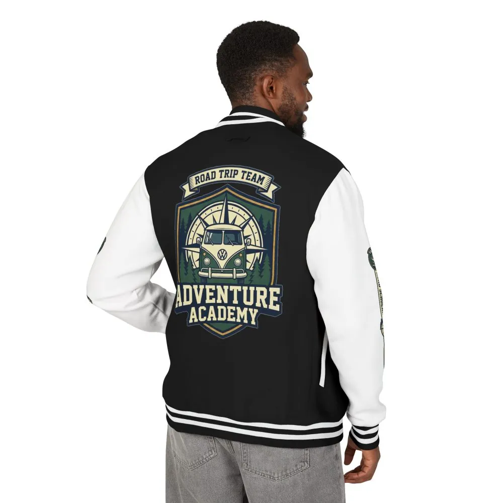 14216604595284677961_2048.jpeg Unisex Heavyweight Letterman Jacket (Awdis) —"Adventure Academy" Road Trip Team Varsity Jacket