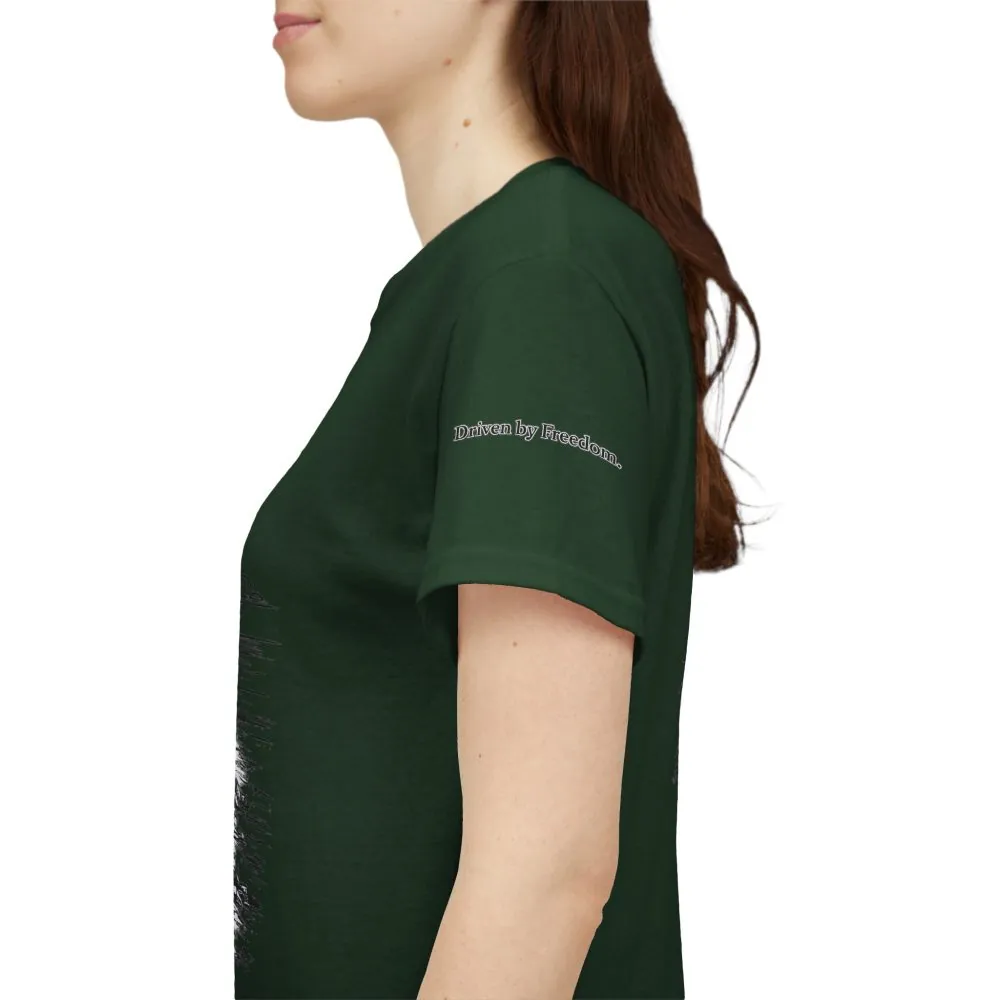 14310896097437474894_2048.jpeg Unisex Heavy Cotton Tee — ""Driven By Freedom" Design Minimal-Line