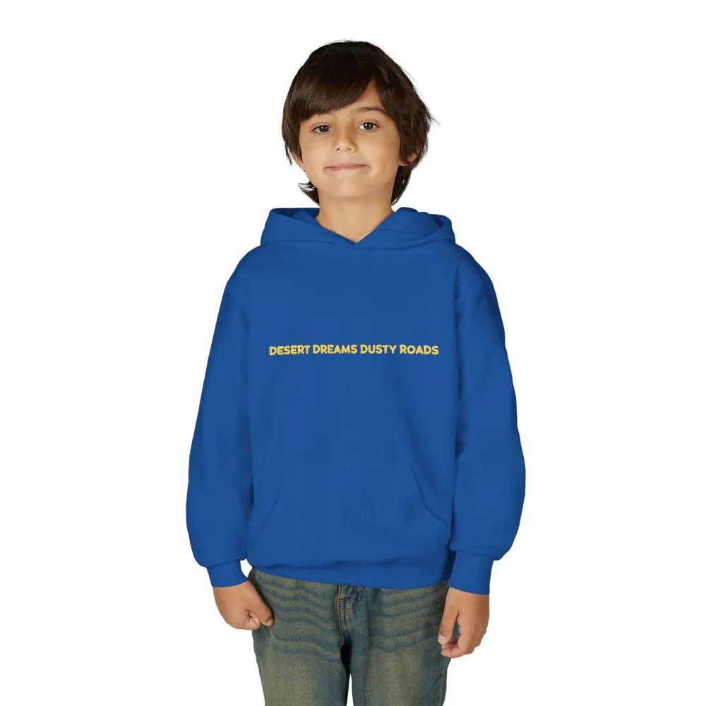 14335533735064279484_2048.jpeg Youth Hoodie(Gildan) – "Desert Dreams Dusty Roads" (Design Sitcom-Line)