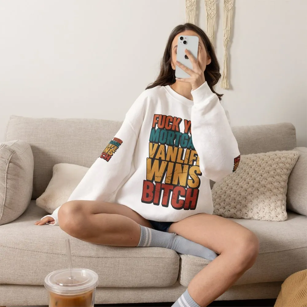 14370171663711286089_2048.jpeg Unisex Heavy Blend™ Crewneck Sweatshirt — "Fuck Your Mortgage" Design F**K-Line