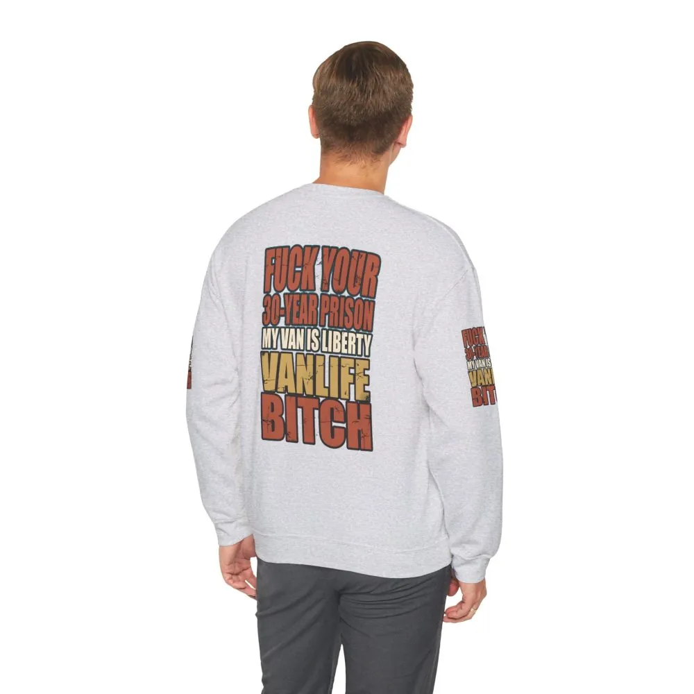 14398821129865323236_2048.jpeg Unisex Heavy Blend™ Crewneck Sweatshirt — "Fuck Your 30 Year" Design F**K-Line