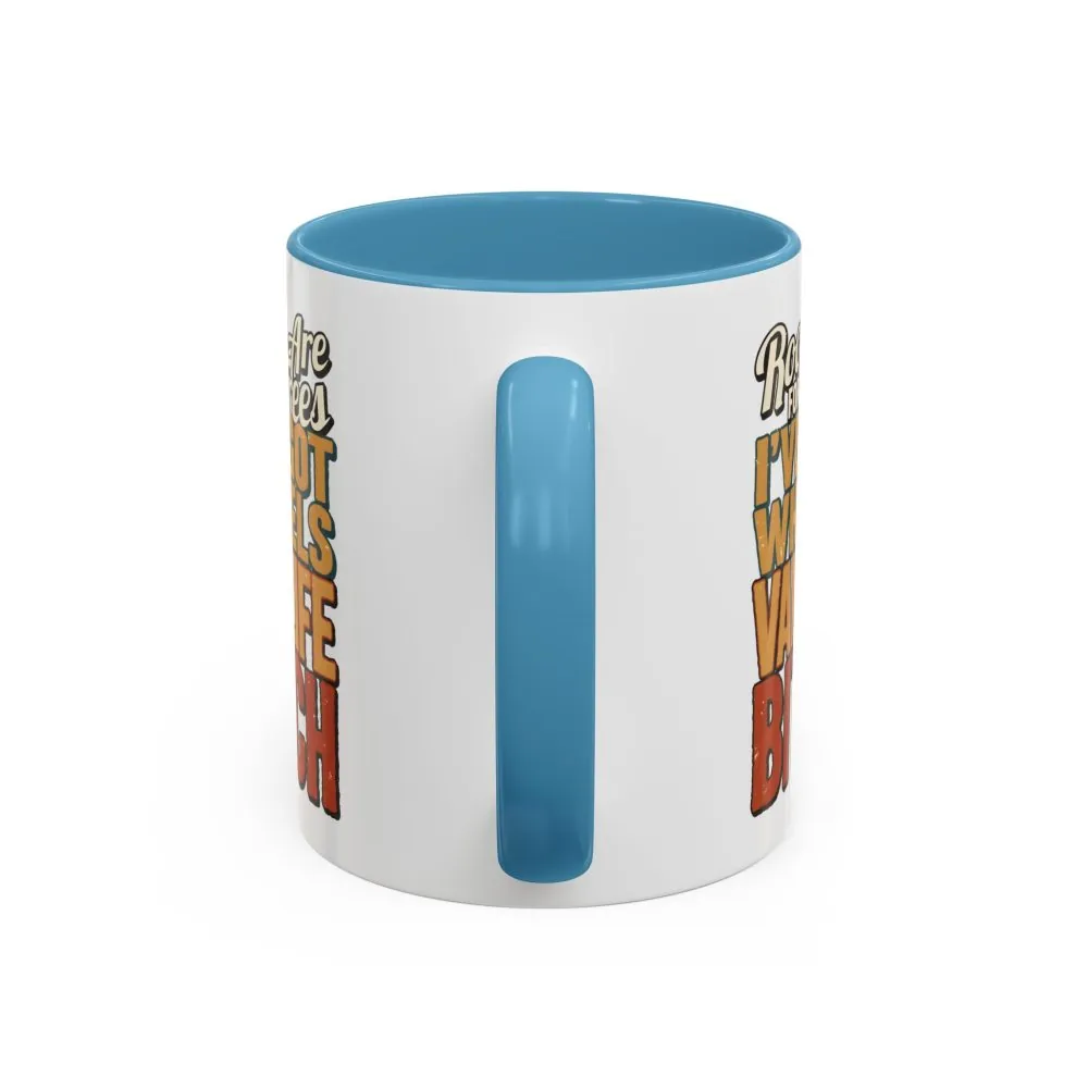 Accent Coffee Mug (11, 15oz) — "Roots Are For Trees" Design F**K-Line