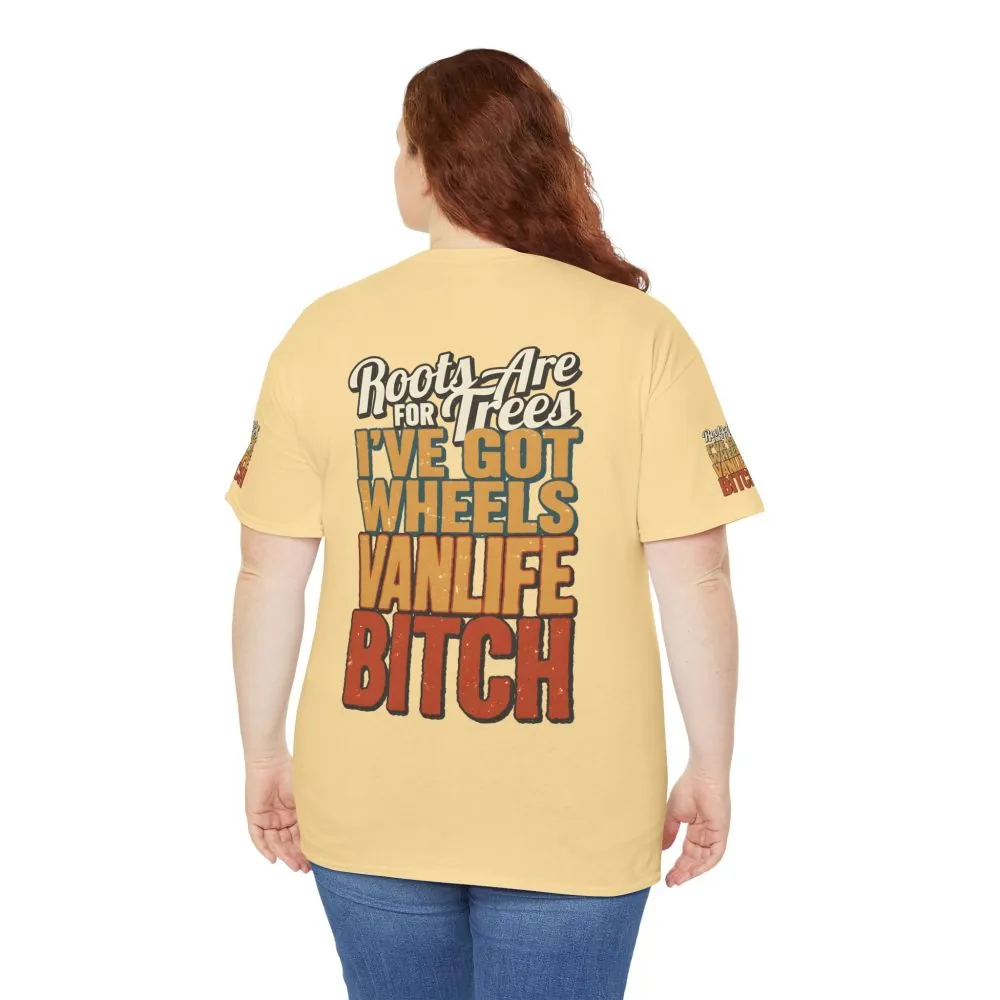 14474219988944717989_2048.jpeg Unisex Heavy Cotton Tee — "Roots Are For Trees" Design F**K-Line