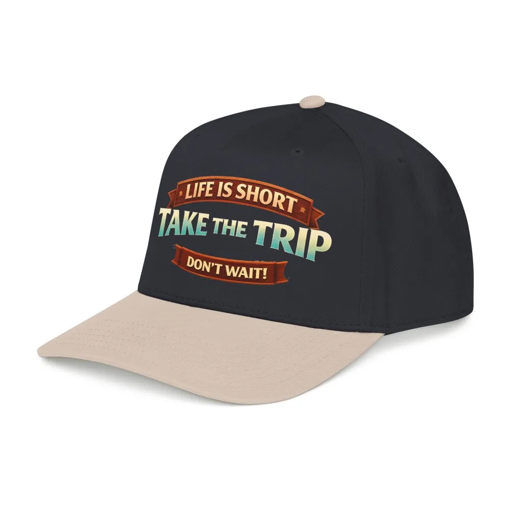 1448240626272002521_2048.jpeg Baseball Cap - "Live Is Short Take The Trip" Design Scenic-Line