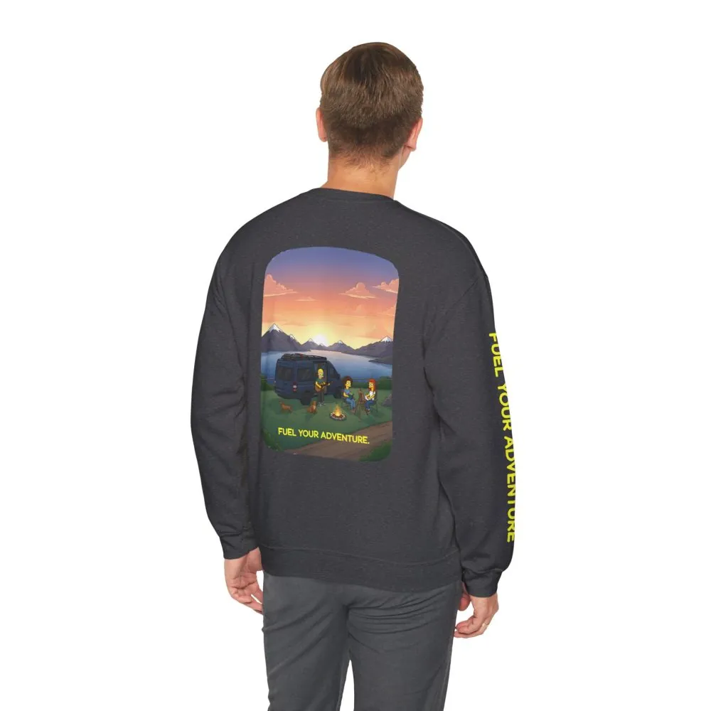 14490933059370173589_2048.jpeg Unisex Heavy Blend™ Crewneck Sweatshirt — "Fuel Your Adventure" Design Sitcom-Line