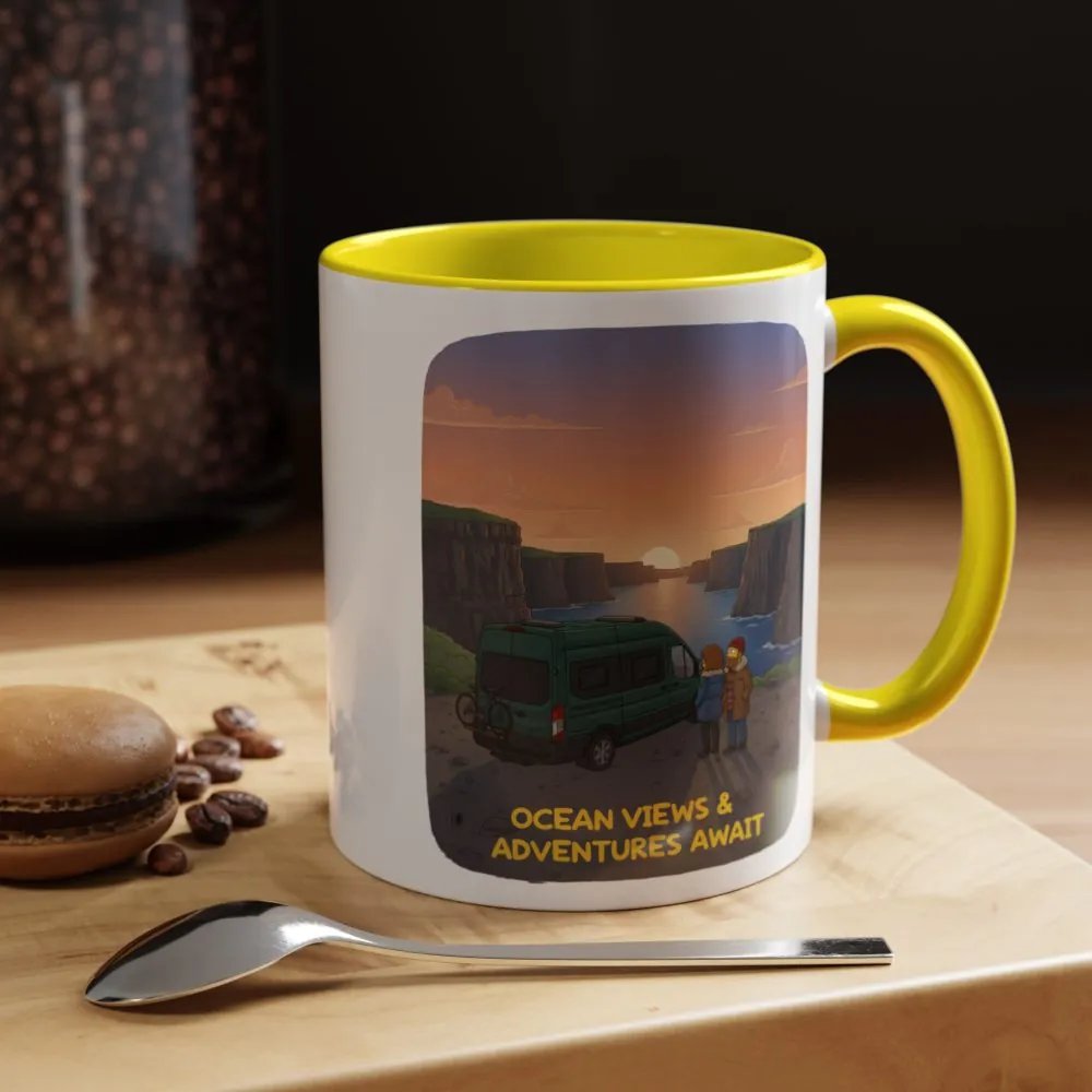 14502455584008357622_2048.jpeg Accent Coffee Mug (11, 15oz) — "Ocean Views-Adventures Awaits" Design Sitcom-Line