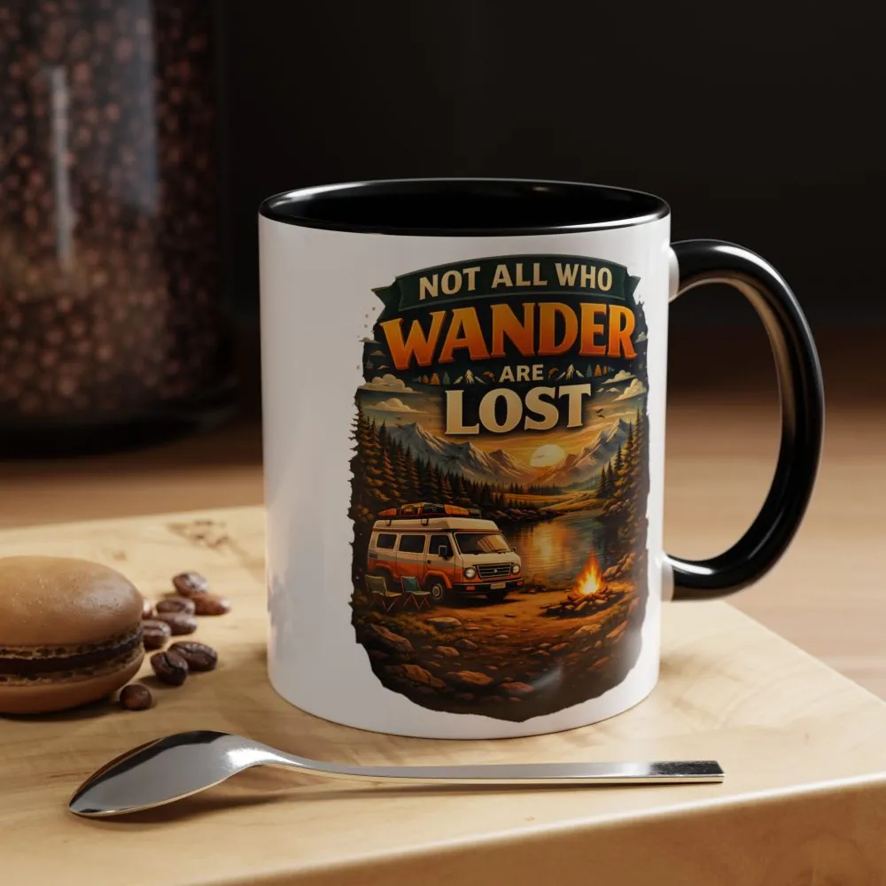 14530547103158726667_2048.jpeg Accent Coffee Mug (11, 15oz) — "Not All Who Wander Are Lost" Design Scenic-Line