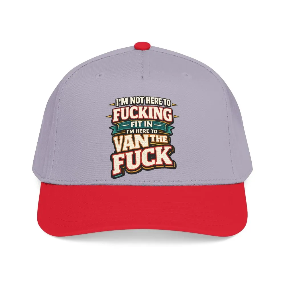 14532072780892158697_2048.jpeg Baseball Cap - "I´m Not Here To Fucking Fit In" Design F**K-Line