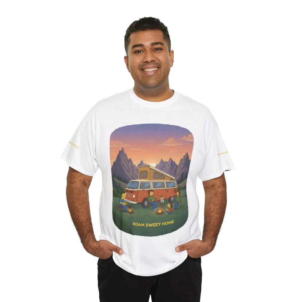 1457804828286954700_2048.jpeg Unisex Heavy Cotton Tee — "Roam Sweet Home" Design Sitcom-Line