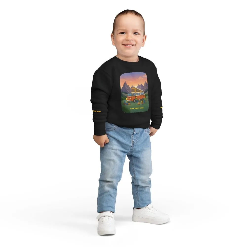 14584137494939820487_2048.jpeg Toddler Sweatshirt - "Roam Sweet Home" (Design Sitcom-Line)