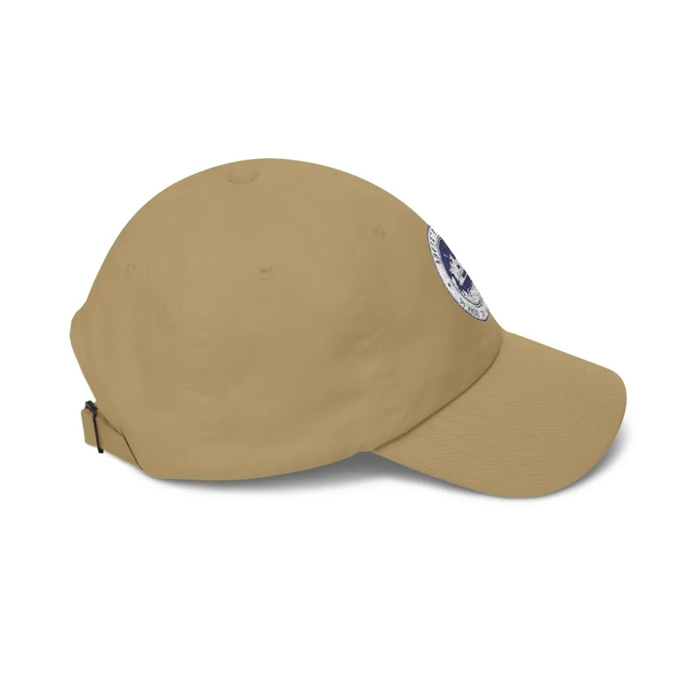 Dad Cap - "Adventure Awaits-Go Where You Feel Most Alive" Vintage National Park Stamp Hat