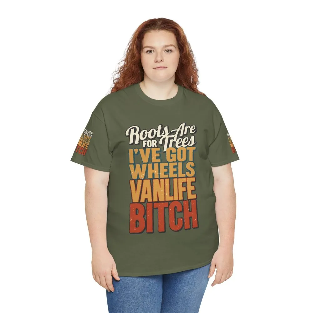 14612506907822091121_2048.jpeg Unisex Heavy Cotton Tee — "Roots Are For Trees" Design F**K-Line