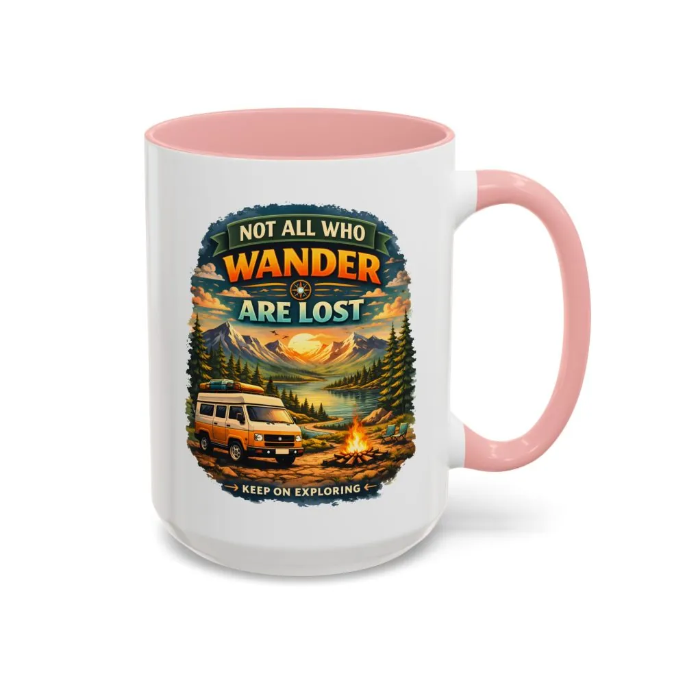 14619071240612460086_2048.jpeg Accent Coffee Mug (11, 15oz) — "Not All Who Wander Are Lost" Design Scenic-Line