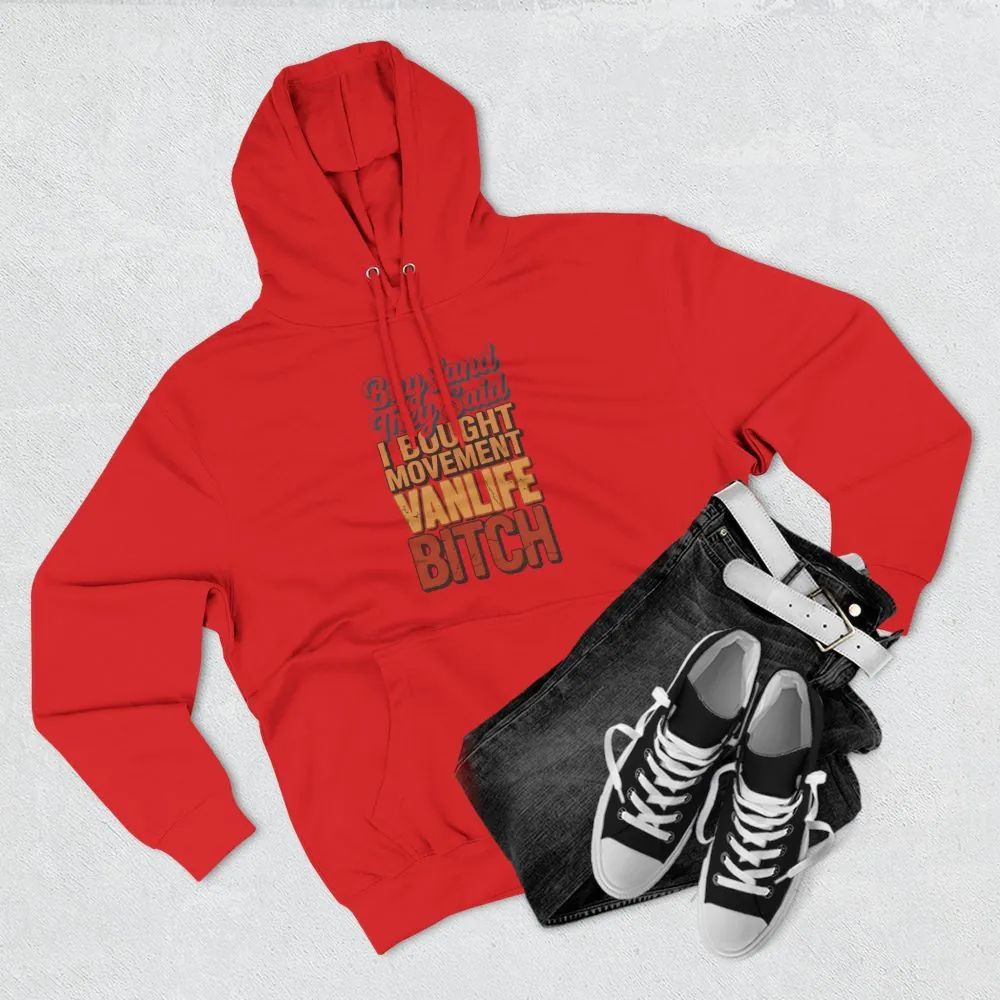 14667763543277213351_2048.jpeg Three-Panel Fleece Hoodie - "Buy Land They Said" Design F**K-Line