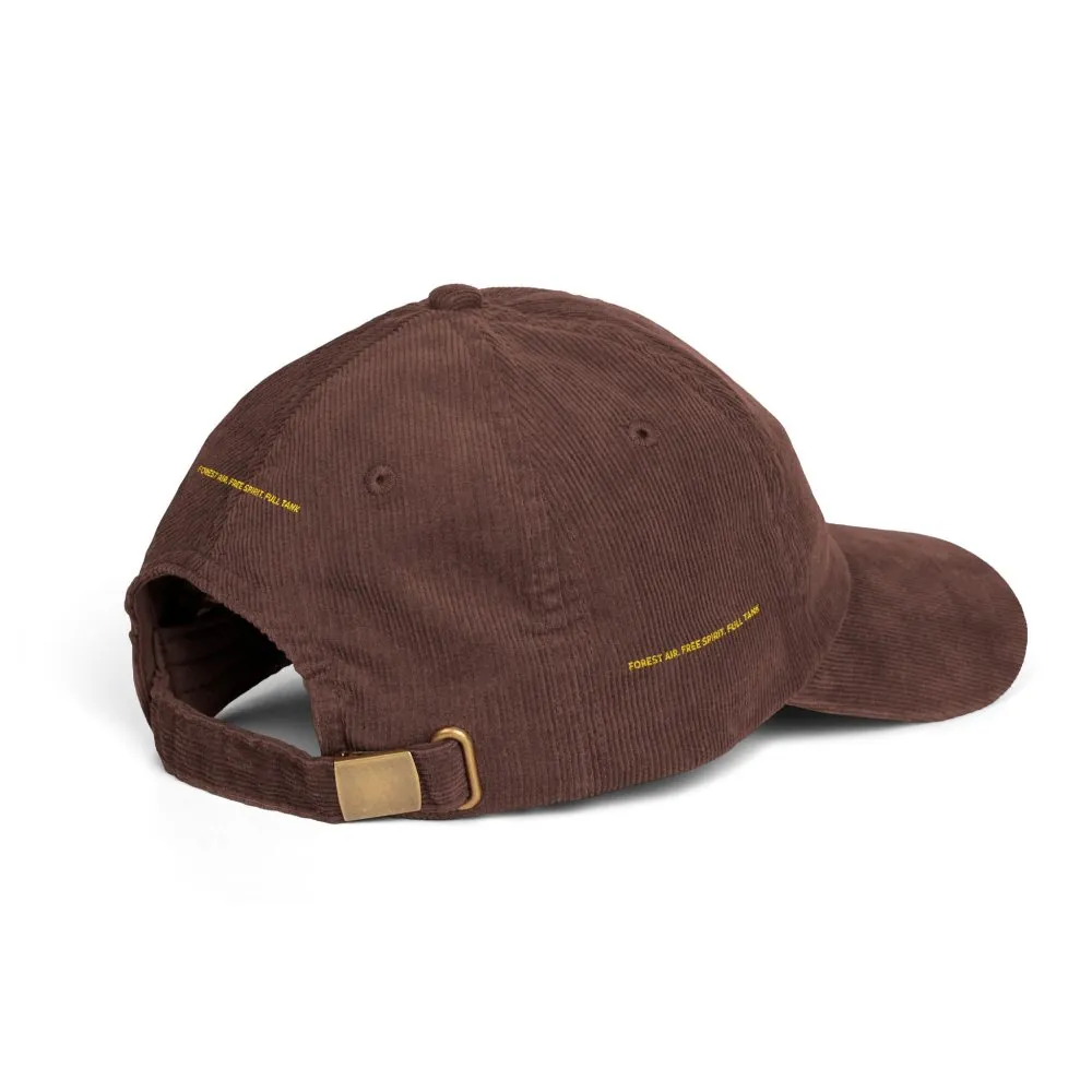 14684315607915995156_2048.jpeg Vintage Corduroy Cap (Embroidery) — "Forest Air.Free Spirit.Full Tank" Embroidered Hat