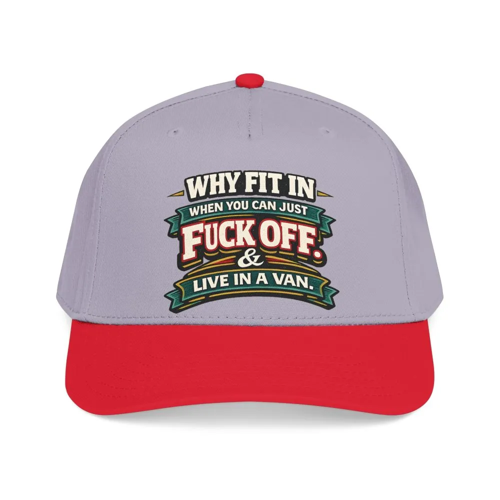 Baseball Cap - "Why Fit In" Design F**K-Line