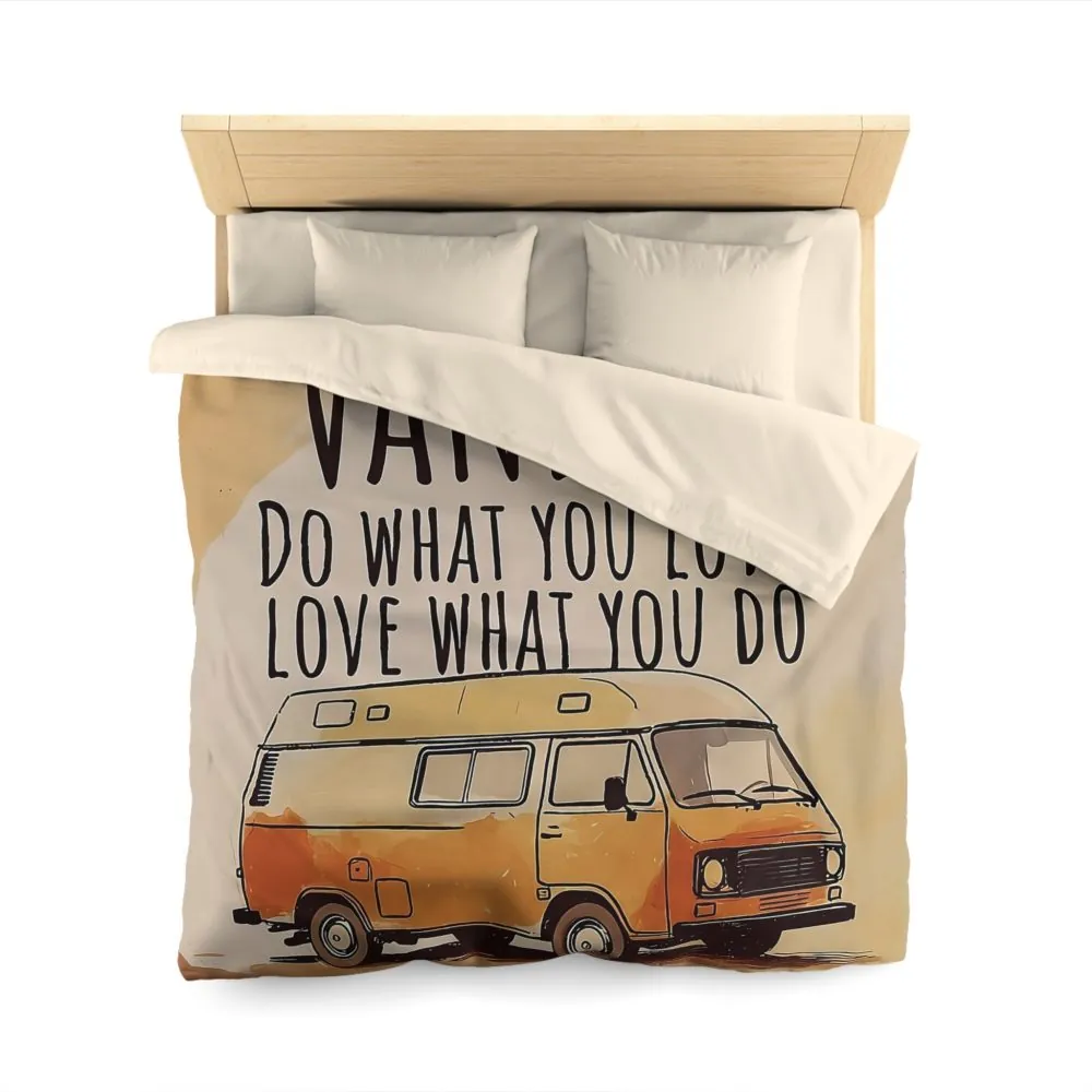 14690959134269091925_2048.jpeg Duvet Cover – "Do What You Love, Love What You Do" Camper Comforter
