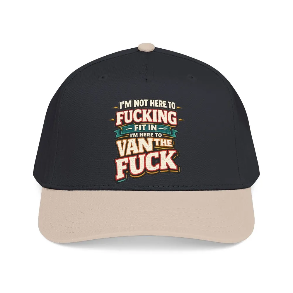 1469774819280621953_2048.jpeg Baseball Cap - "I´m Not Here To Fucking Fit In" Design F**K-Line