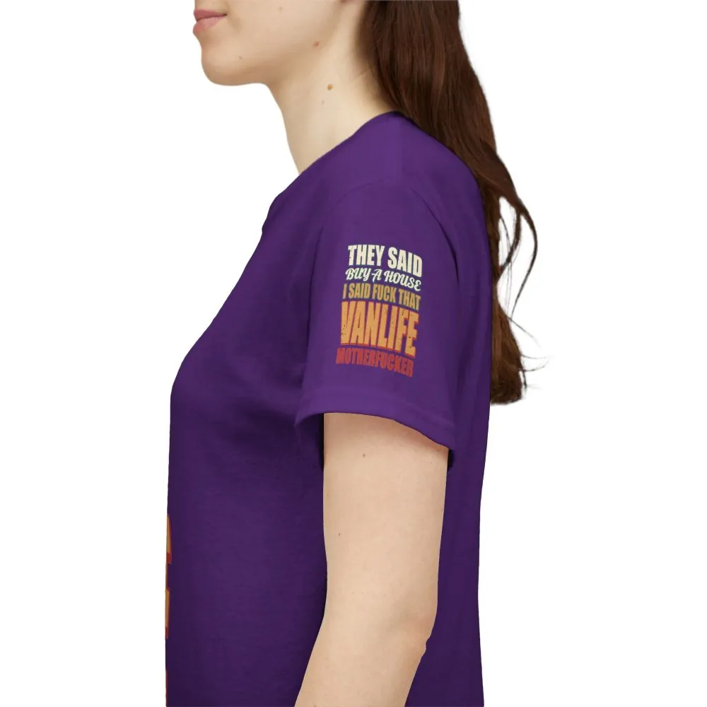 14718196352447029409_2048.jpeg Unisex Heavy Cotton Tee — "They Said Buy A House" Design F**K-Line