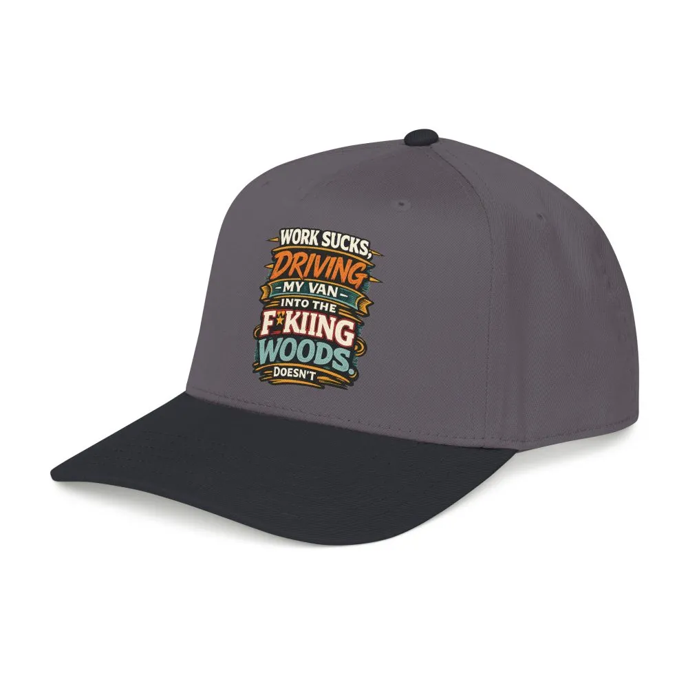 Baseball Cap - "Work Sucks" Design F**K-Line