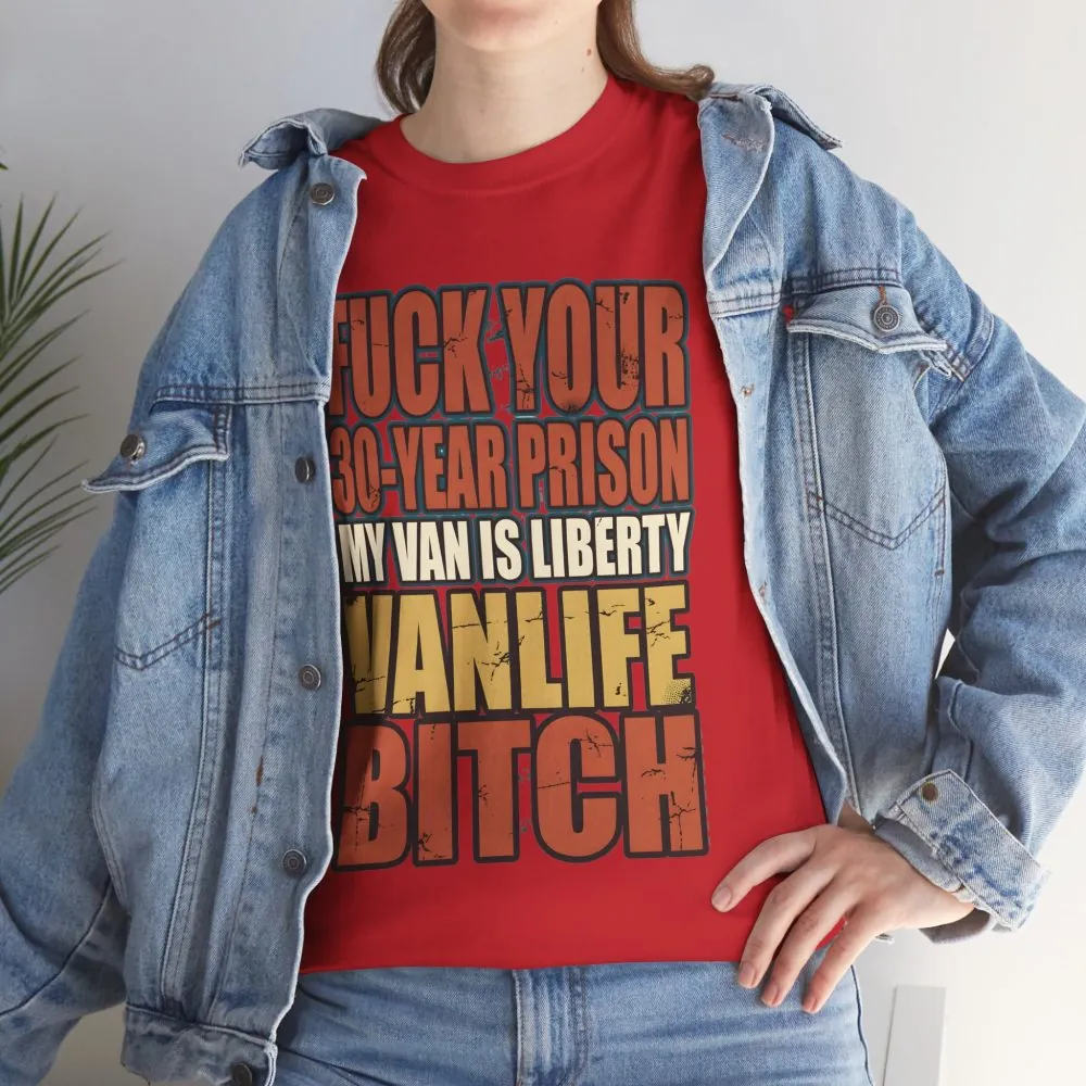 Unisex Heavy Cotton Tee — "Fuck Your 30 Year" Design F**K-Line