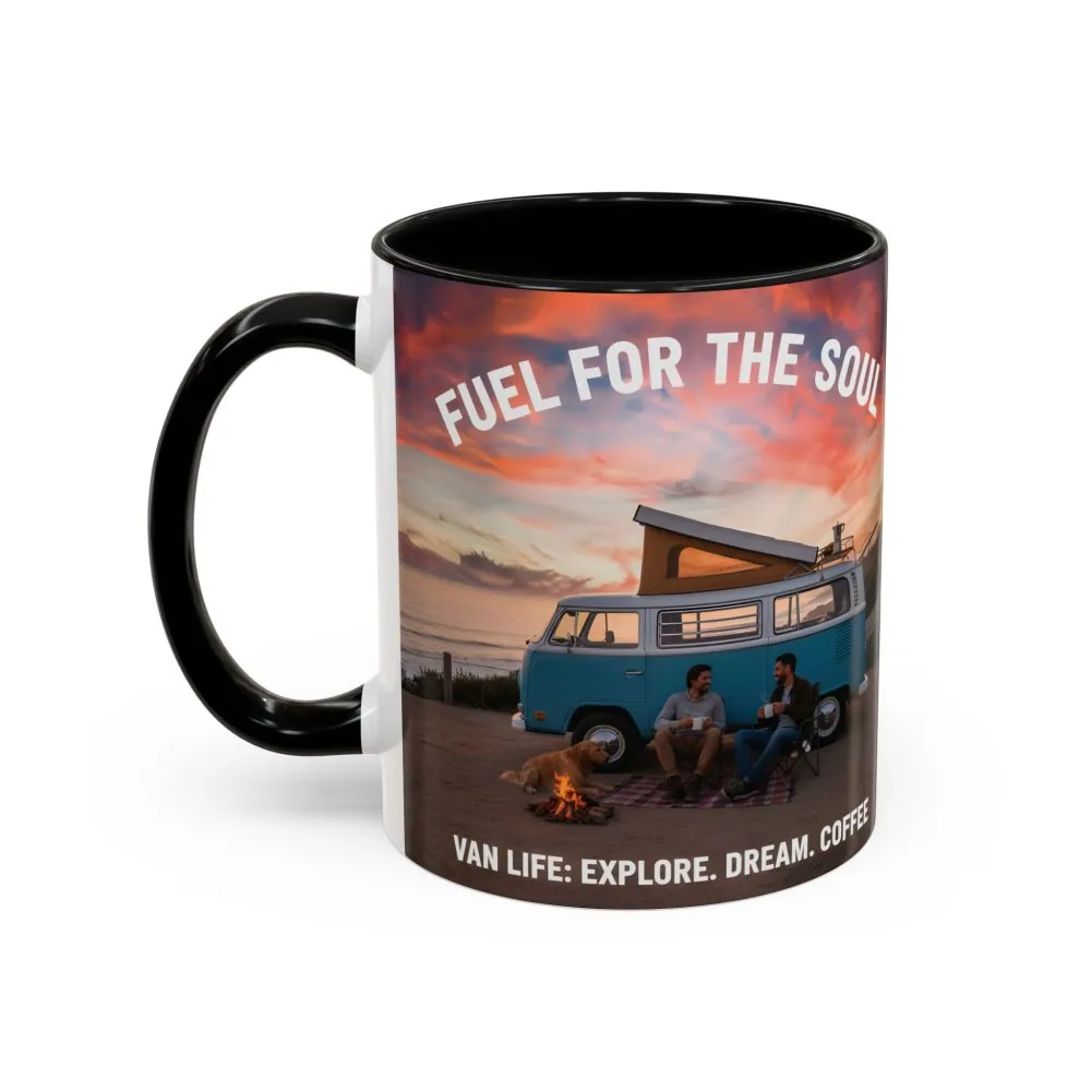 Accent Coffee Mug (11, 15oz) — "Fuel for the Soul"