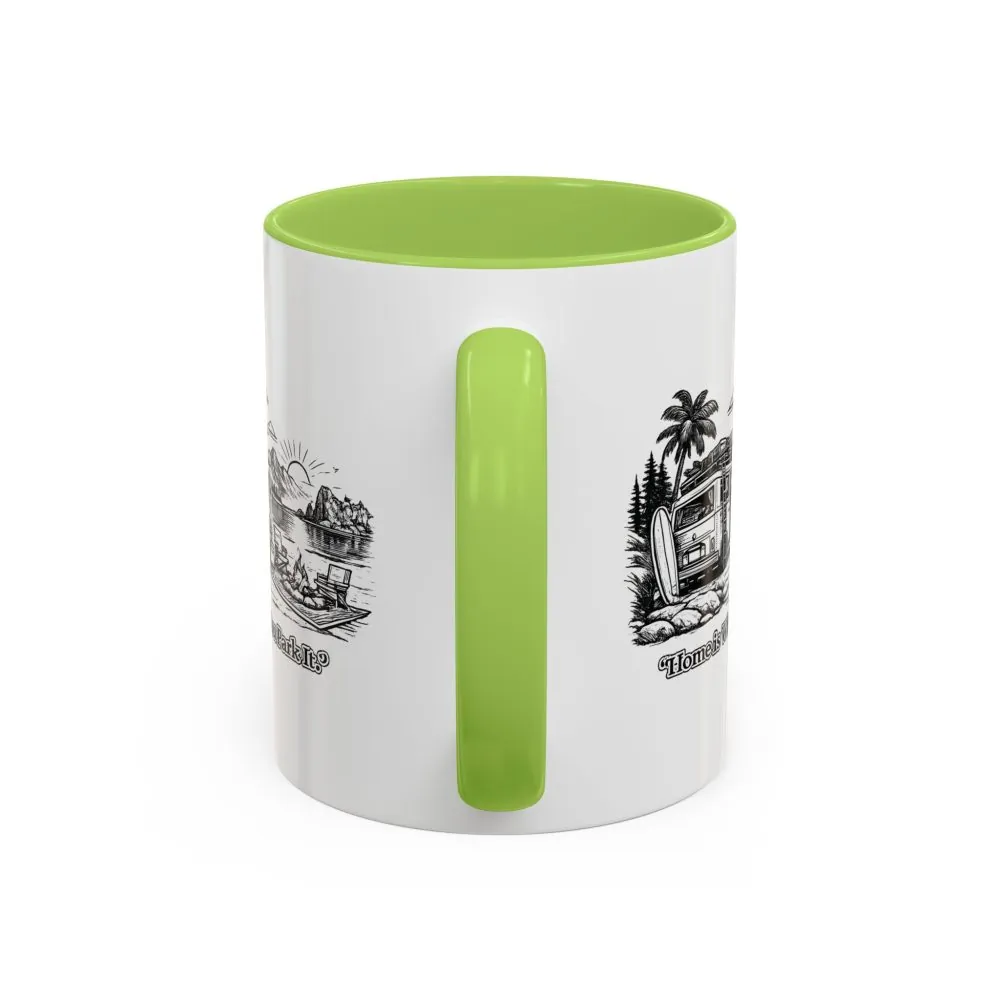 1476421055614348804_2048.jpeg Accent Coffee Mug (11, 15oz) — "Home Is Where You Park It" Design Minimal-Line