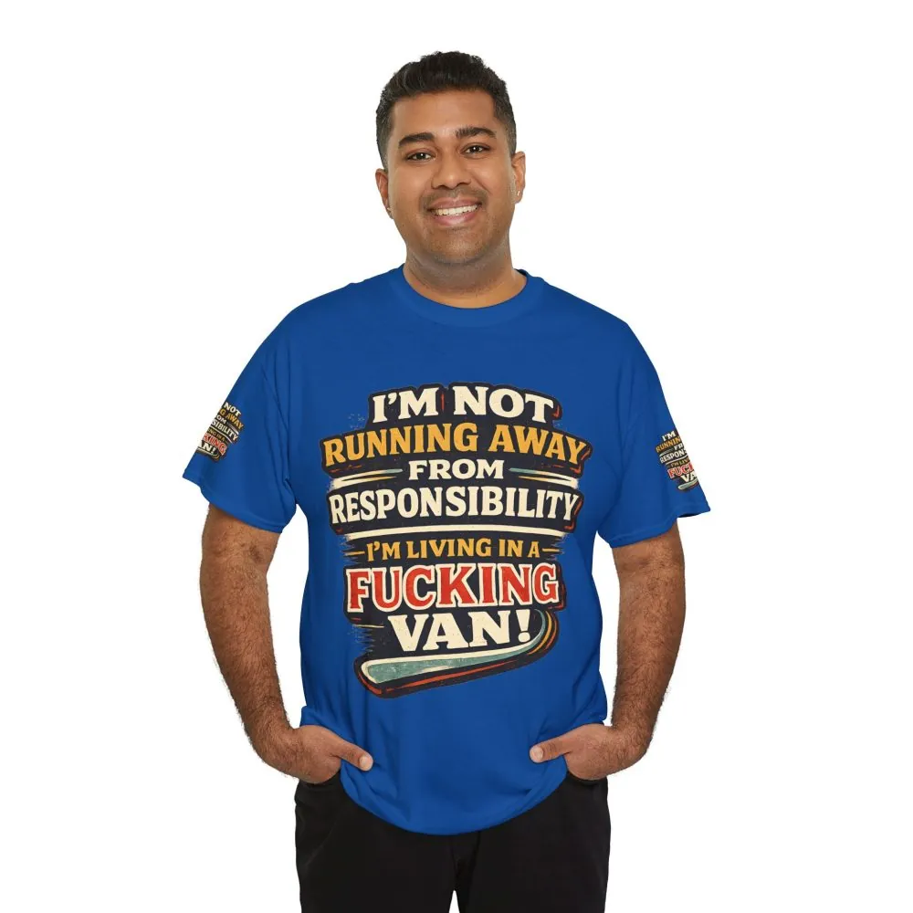 14765243526180778564_2048.jpeg Unisex Heavy Cotton Tee — "I`m Not running Away" Design F**K-Line