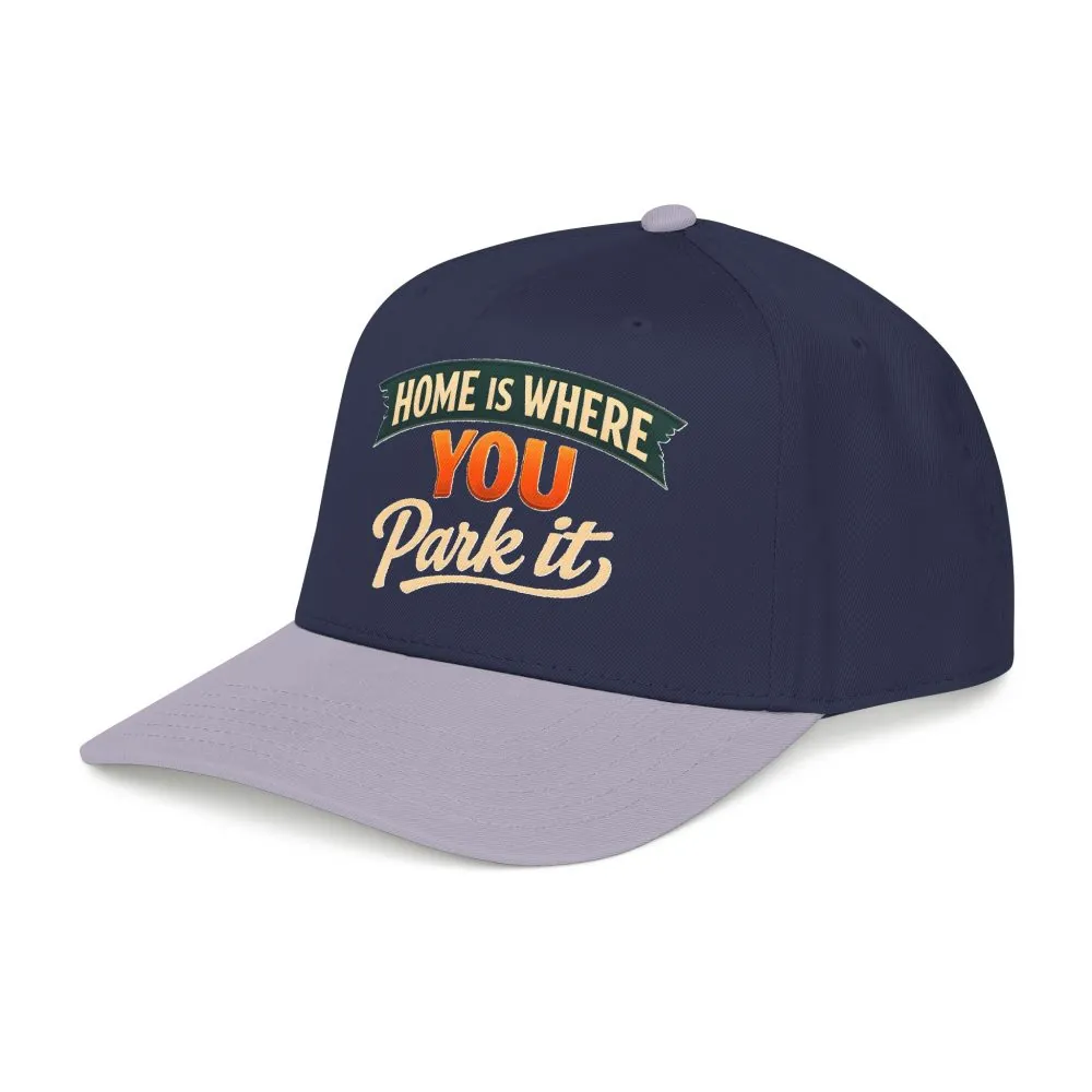 14775929622765002593_2048.jpeg Baseball Cap - "Home Is where You Park It" Design Scenic-Line