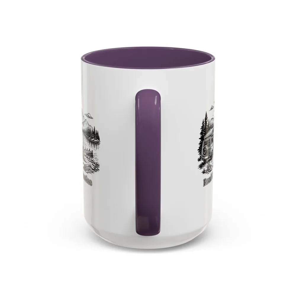 14792970775478599150_2048.jpeg Accent Coffee Mug (11, 15oz) — "Road Over Routine" Design Minimal-Line