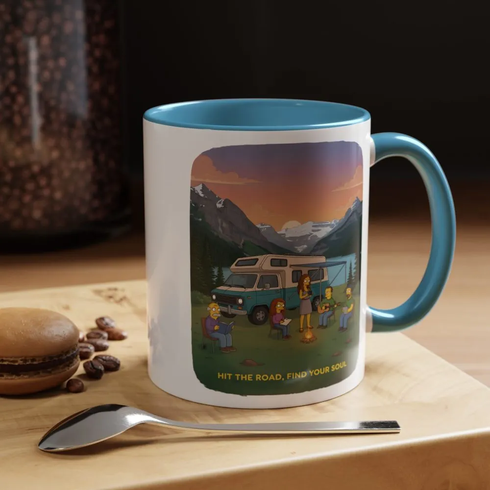 14794831961330243512_2048.jpeg Accent Coffee Mug (11, 15oz) — "Hit The Road-Find Your Soul" Design Sitcom-Line