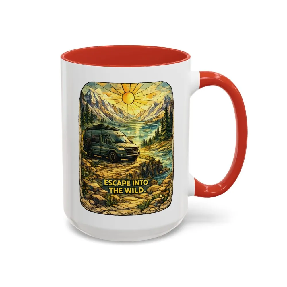 14823147741776272601_2048.jpeg Accent Coffee Mug (11, 15oz) — "Escape Into The Wild" Design Cubic-Line