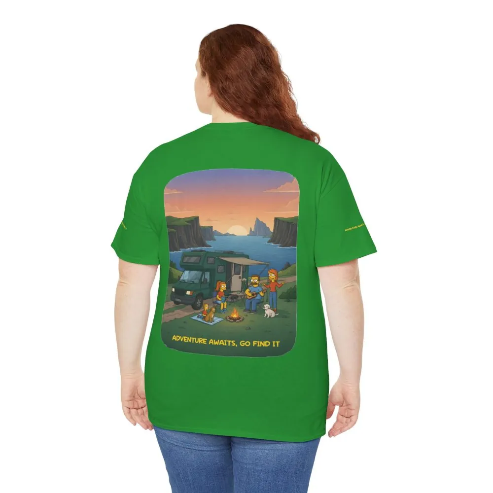 14838678366989731863_2048.jpeg Unisex Heavy Cotton Tee — "Adventure Awaits-Go Find It" Design Sitcom-Line