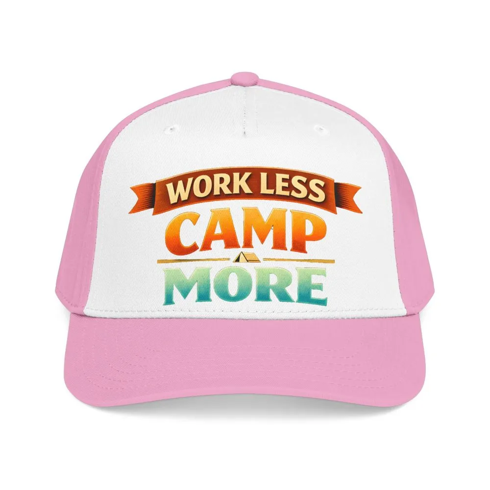 1485326411874087623_2048.jpeg Baseball Cap - "Work Less-Camp More" Design Scenic-Line