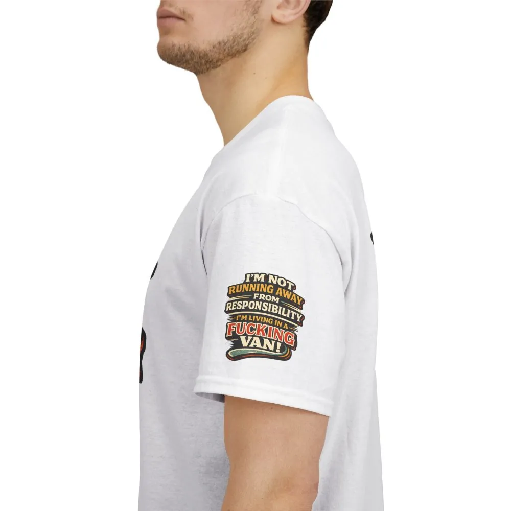 14871243677662455122_2048.jpeg Unisex Heavy Cotton Tee — "I`m Not running Away" Design F**K-Line