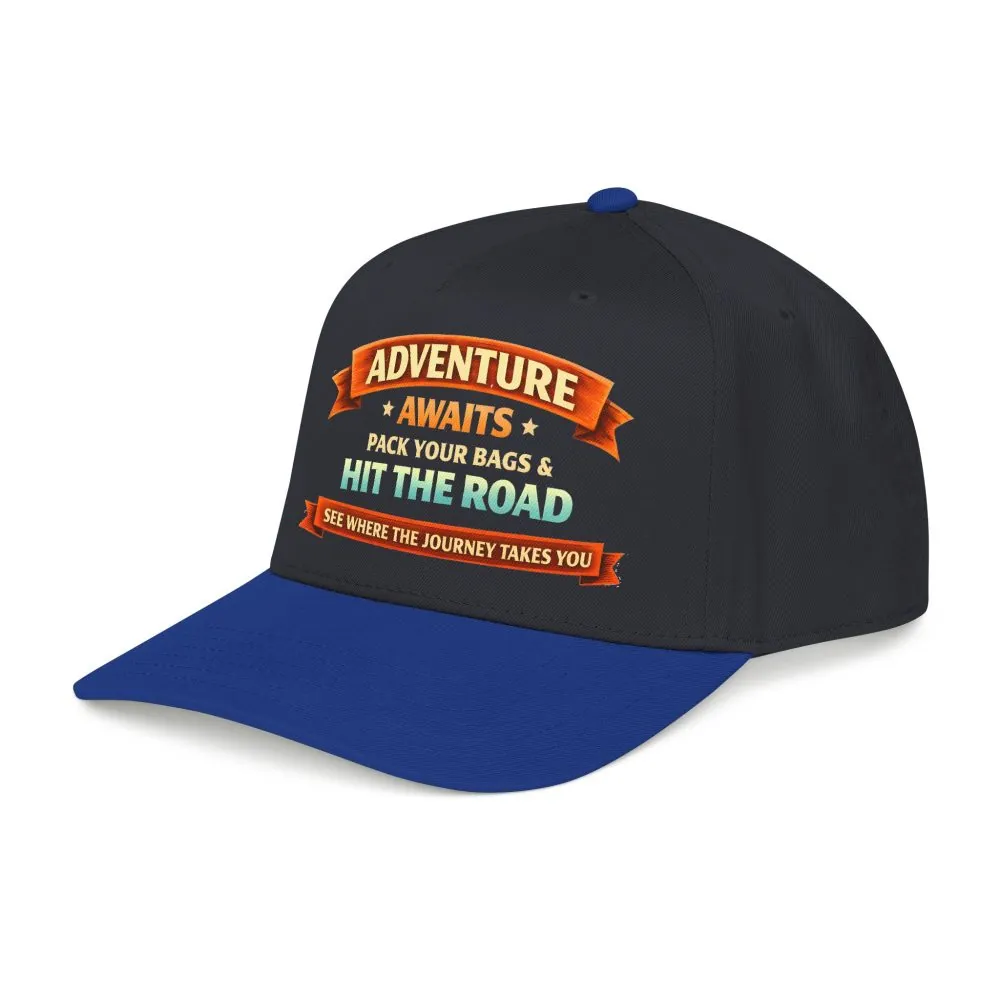 14876627263202472957_2048.jpeg Baseball Cap - "Adventure Awaits-Pack Your Bags" Design Scenic-Line