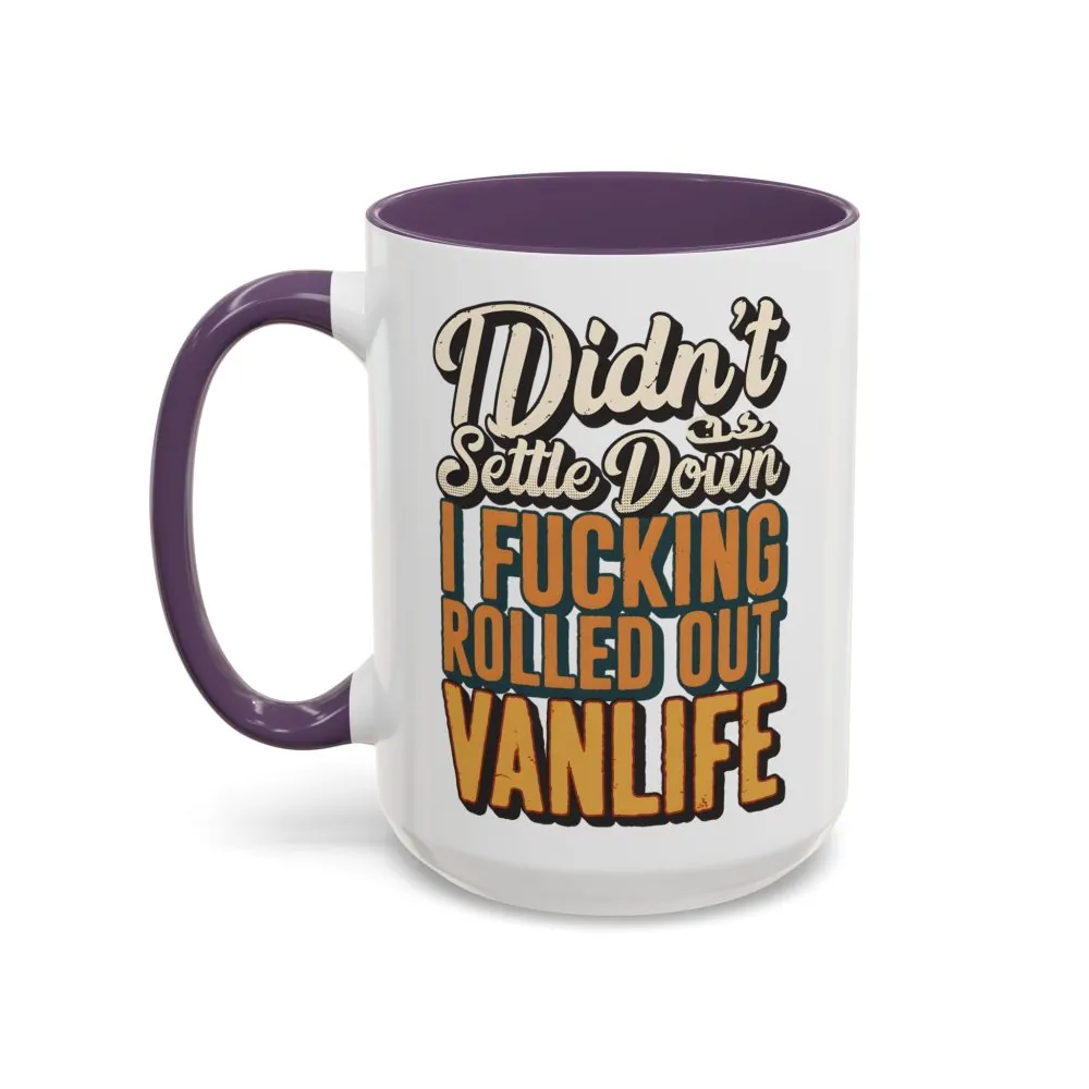 14883104720283591912_2048.jpeg Accent Coffee Mug (11, 15oz) — "Dind´t Settle Down" Design F**K-Line