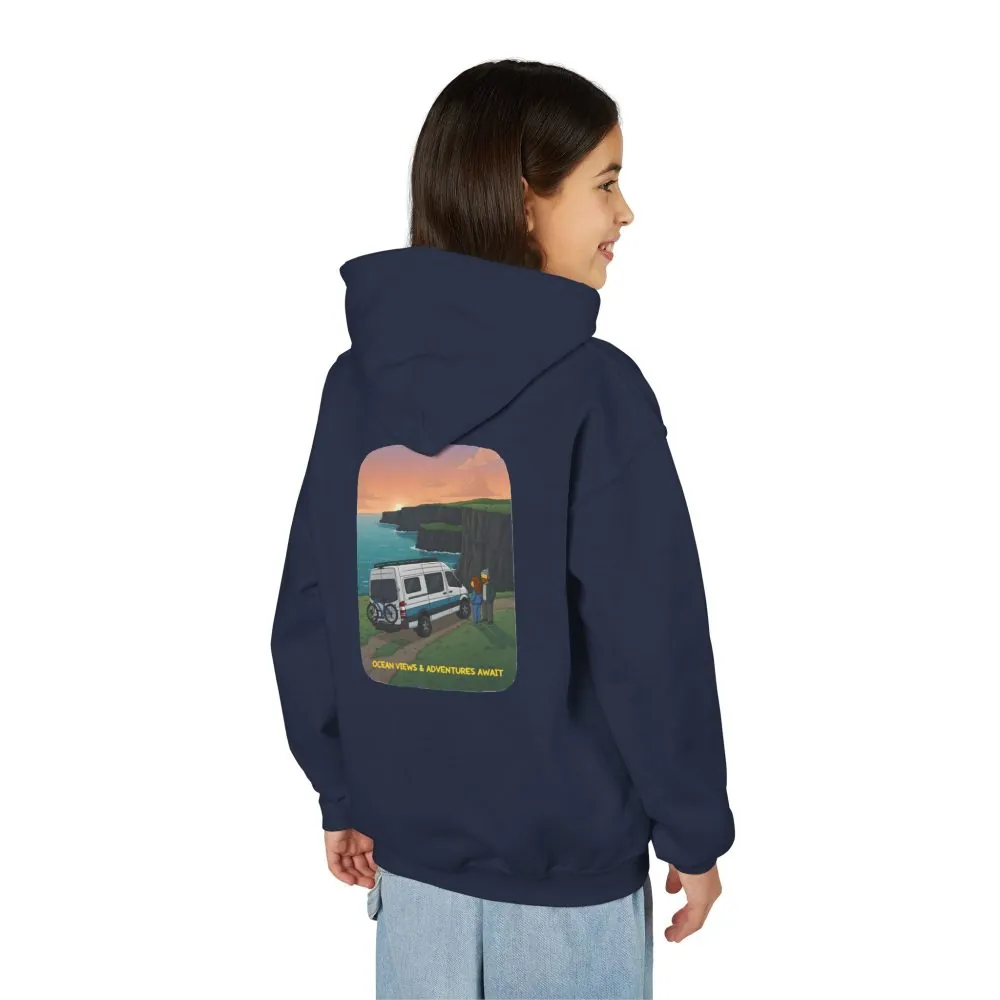 14889906753298076734_2048.jpeg Youth Hoodie(Gildan) – "Ocean Views-Adventures Awaits" (Design Sitcom-Line)