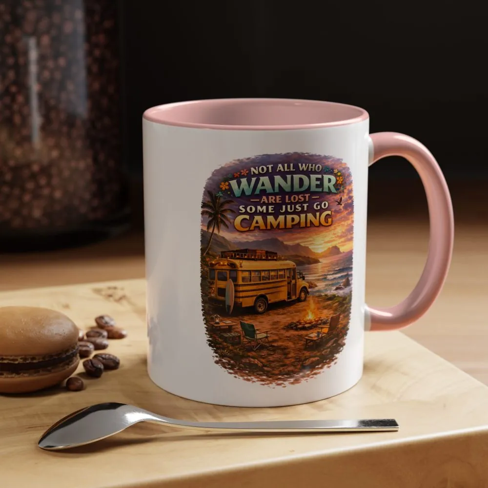 14934825598651601465_2048.jpeg Accent Coffee Mug (11, 15oz) — "Not All Who Wander Are Lost" Design Scenic-Line