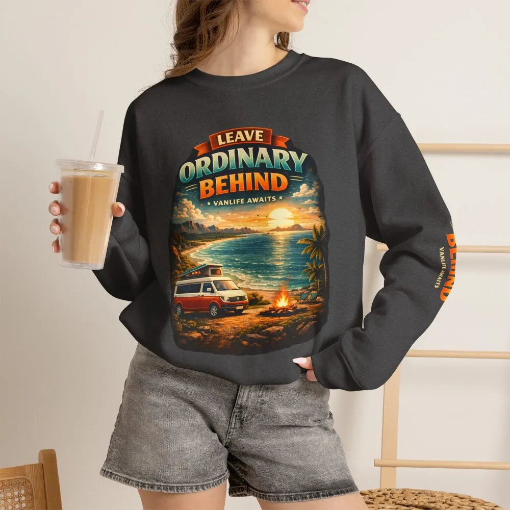 14973897543998123851_2048.jpeg Unisex Heavy Blend™ Crewneck Sweatshirt — "Leave Ordinary Behind" Design Scenic-Line